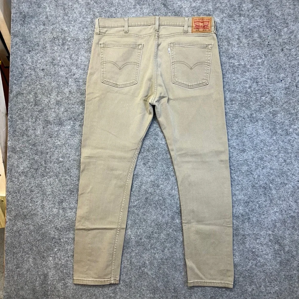 Lot of 4 Levi's Skinny Slim Jeans Mens 38x32 Black Blue Tan 510 511 Work Pants